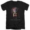 thumbnail image 1 of Predator 2018 Battle Paint S/S Adult V-Neck 30/1 T-Shirt Black, 1 of 1