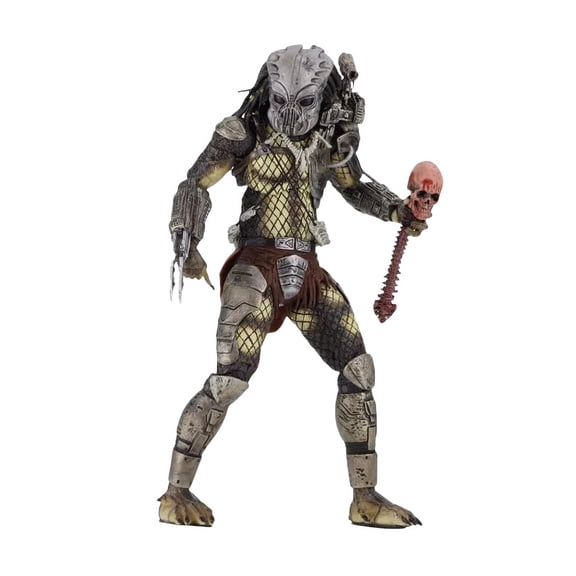 Predator - 7" Scale Action Figure - 30th Anniversary Jungle Hunter Masked, Multicolor