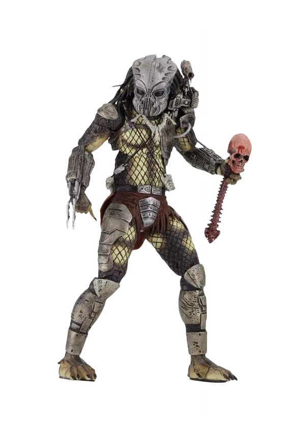 7-Inch Predator Action Figure, 30th anniversary Predator Jungle Hunter Masked Collectible Figure with Articulation Points for Displays, Horror Dioramas