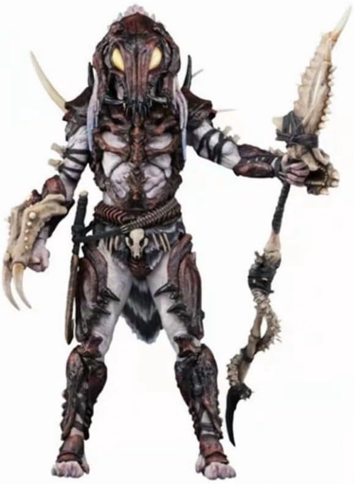 Predator Alphas Figure Fighting Movable Replacement Head Alphas Action Figures 18cm/7.1inch Handmade PVC Collectible Souvenirs for Anime Fans Gifts