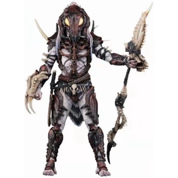 Predator Alphas Figure Fighting Movable Replacement Head Alphas Action Figures 18cm/7.1inch Handmade PVC Collectible Souvenirs for Anime Fans Gifts