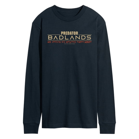 Predator - Predator Badlands Logo - Men's Long Sleeve Graphic T-Shirt