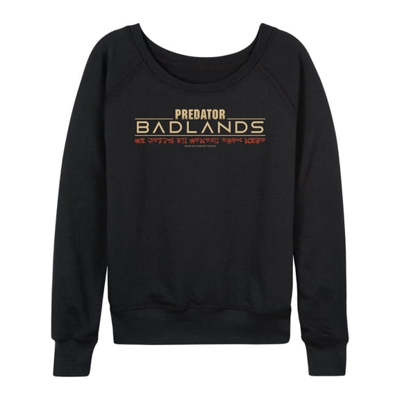 Predator - Predator Badlands Logo - Women's French Terry Long Sleeve Pullover