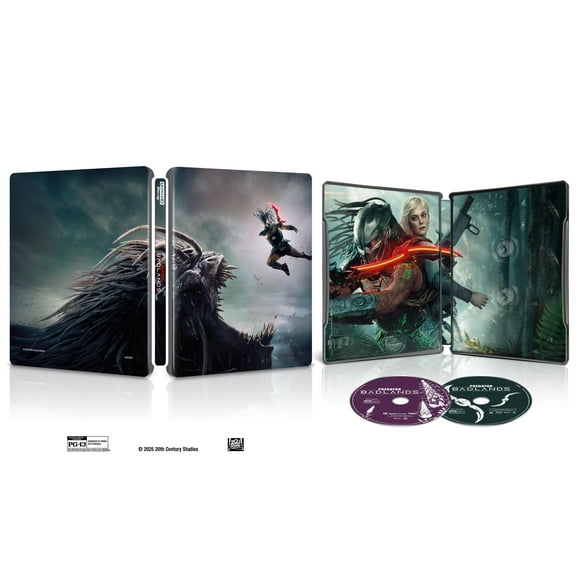 Predator: Badlands (Steelbook) (4K Ultra HD + Blu-ray + Digital Copy) 20th Century Studios, Action & Adventure, Drama