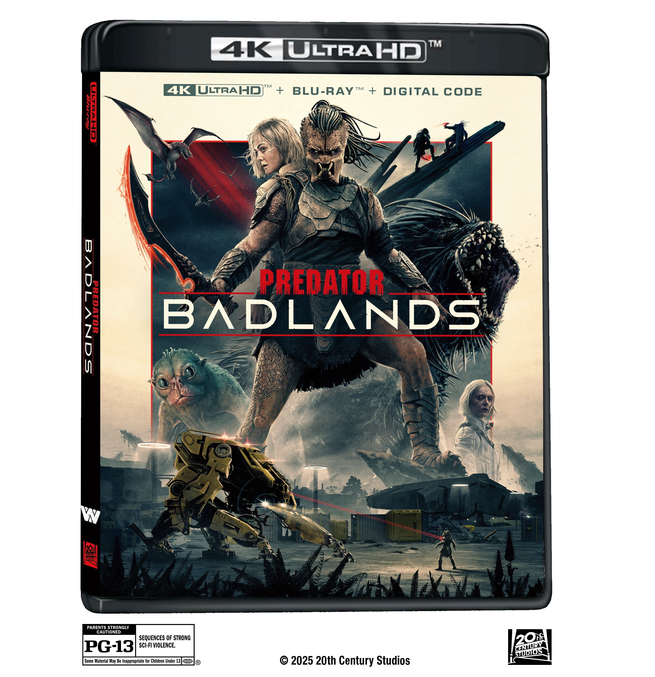 Predator: Badlands (4K Ultra HD + Blu-ray + Digital Copy) 20th