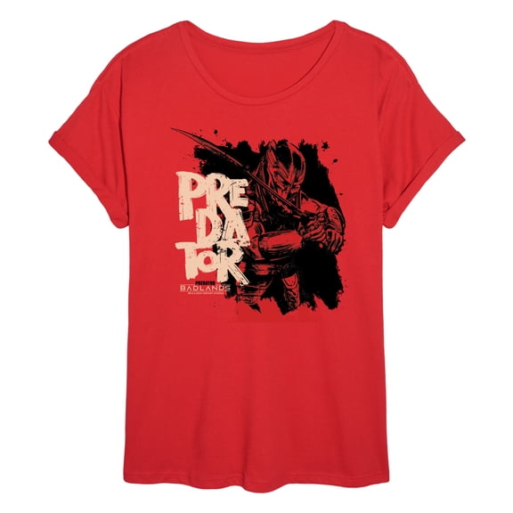 Predator - Black Ink - Juniors Oversized Graphic T-Shirt