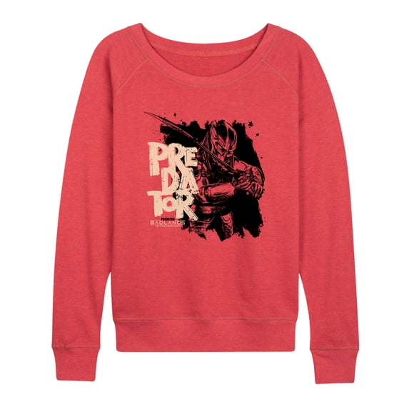 Predator - Black Ink - Women's French Terry Long Sleeve Pullover