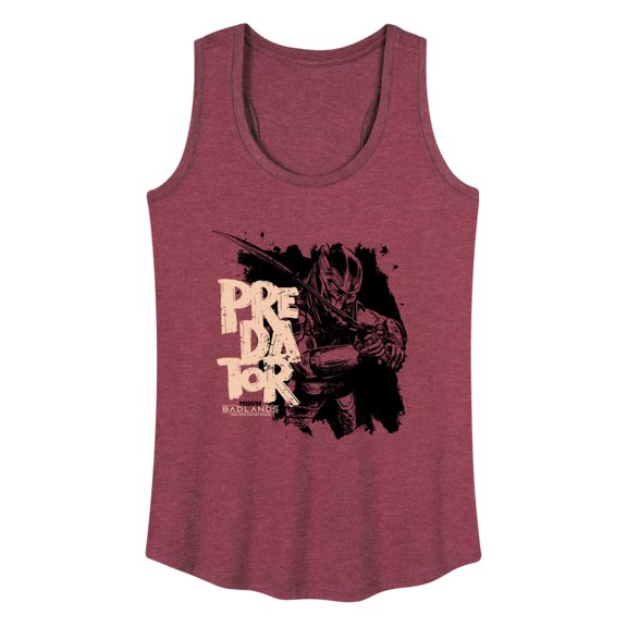 Predator - Black Ink - Women's Racerback Graphic Tank