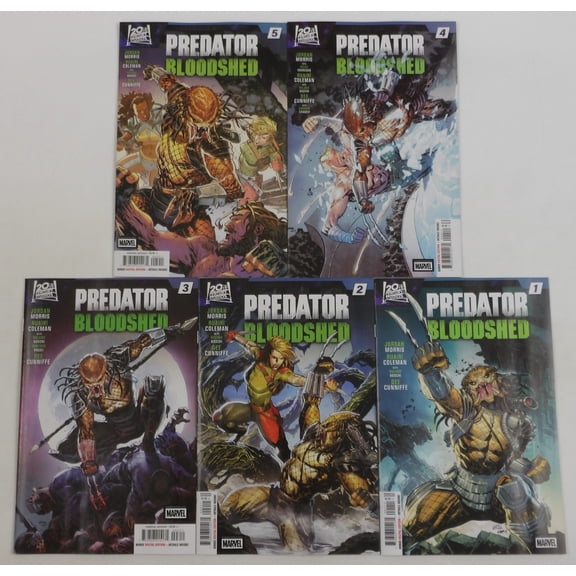 Predator: Bloodshed #1-5 VF/NM complete series Ken Lashley covers ; Marvel