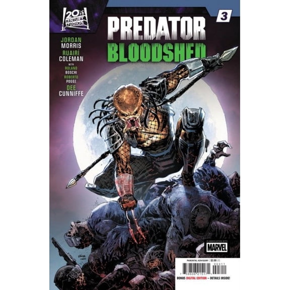 Predator: Bloodshed #3 VF ; Marvel Comic Book