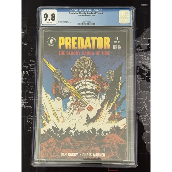 Predator Bloody Sands of Time #1 - CGC 9.8 Comic Book