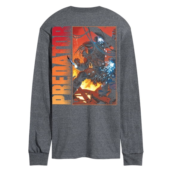 Predator - Box - Men's Long Sleeve Graphic T-Shirt