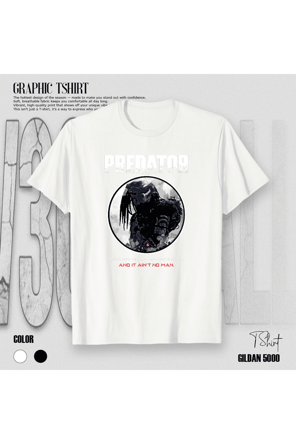 Predator Classic Sci-Fi Hunter Vintage Movie Action Fan Art Unisex T-Shirt V11333, up to size 5XL