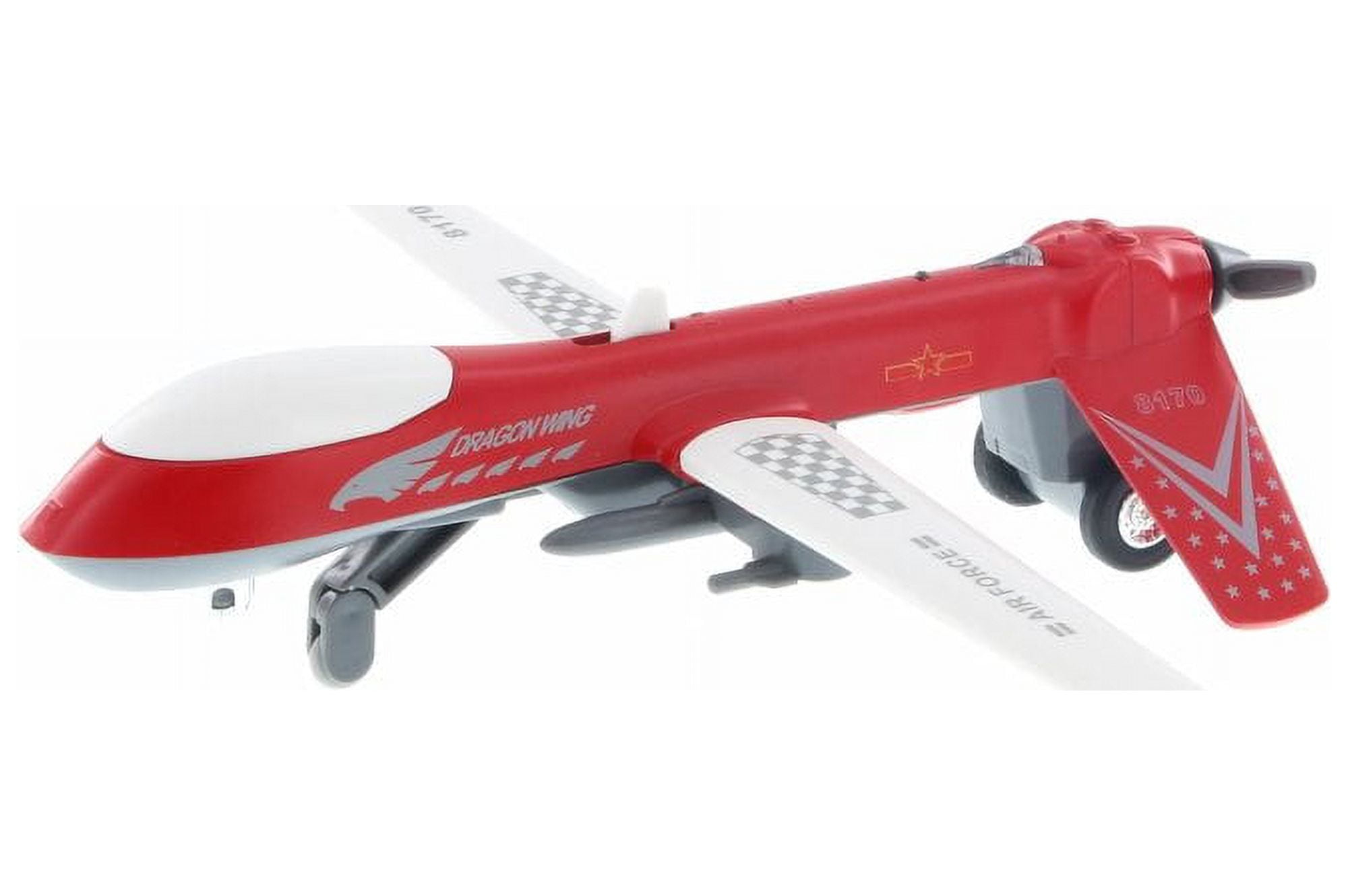 Predator Drone w/ Light Sound, Red Daron TM8170 Diecast