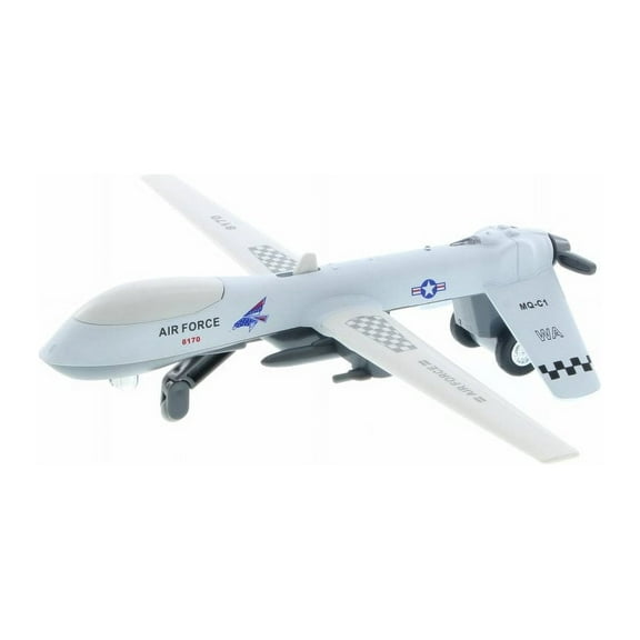 Predator Drone w/ Light & Sound, White - Daron TM8170 - Diecast Model Military Vehicle (Brand New BUT NO BOX)