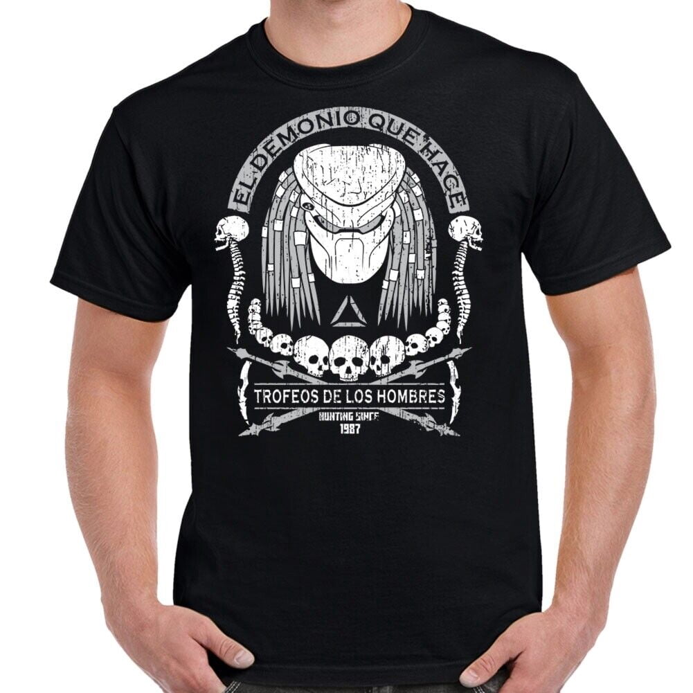 Predator El Demonio Que Hace Trofeos del Hombres Shirt - Walmart.com