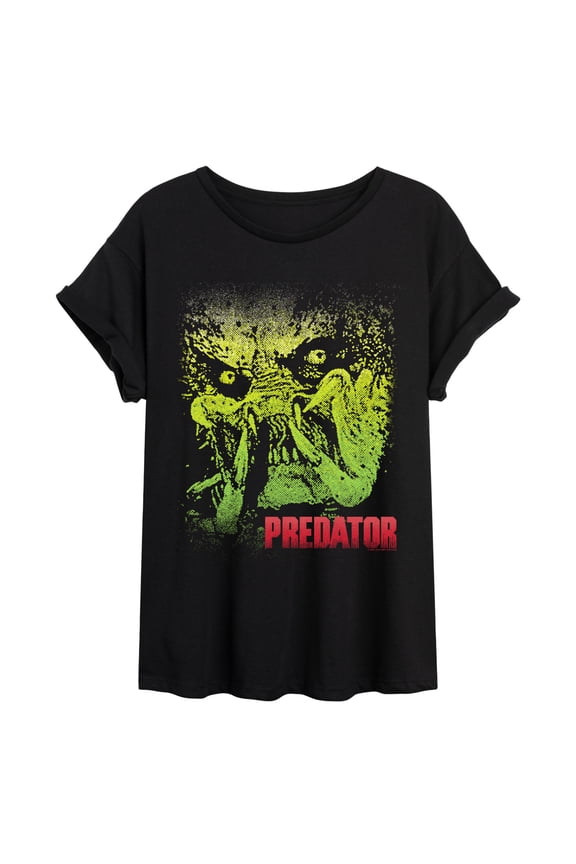 - Face - Juniors Oversized Graphic T-Shirt