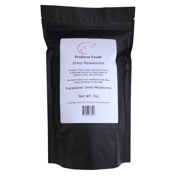 Predator Foods - Dried Mealworms 7 Ounces