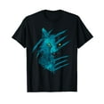 thumbnail image 1 of Predator Forest Animal Moon Light Nature Wildlife Gift Wolf T-Shirt, 1 of 5