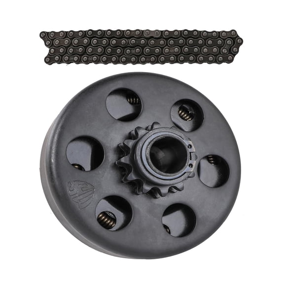 Predator Go Kart Centrifugal Clutch 3/4'' Bore 12 Tooth 212cc 6.5HP with #35 Drive Chain for GC160 GC190 GX120 GX140 GX160 GX200 Mini Bike ATV UTV Buggy Quad Fun Drift Trike Powersports Motorcycle