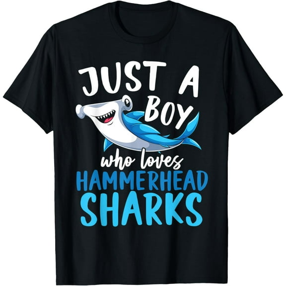 Predator Hammerhead Shark Ocean Animal Lover Boys Hammerhead T-Shirt