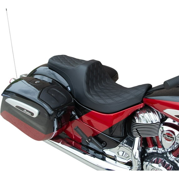 Predator III Seat with Forward Positioning, Double Diamond - Black Thread