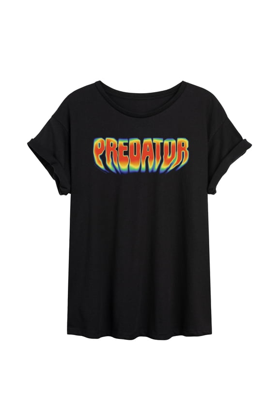 - Infrared Logo - Juniors Oversized Graphic T-Shirt