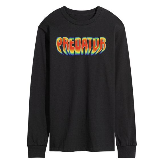 Predator - Infrared Logo - Men's Long Sleeve Graphic T-Shirt