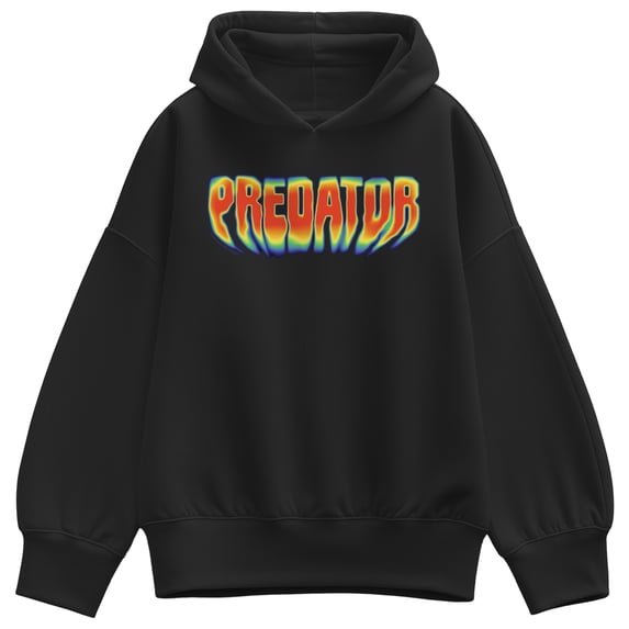 Predator - Infrared Logo - Women's Oversized Fleece Hoodie Sweatshirt