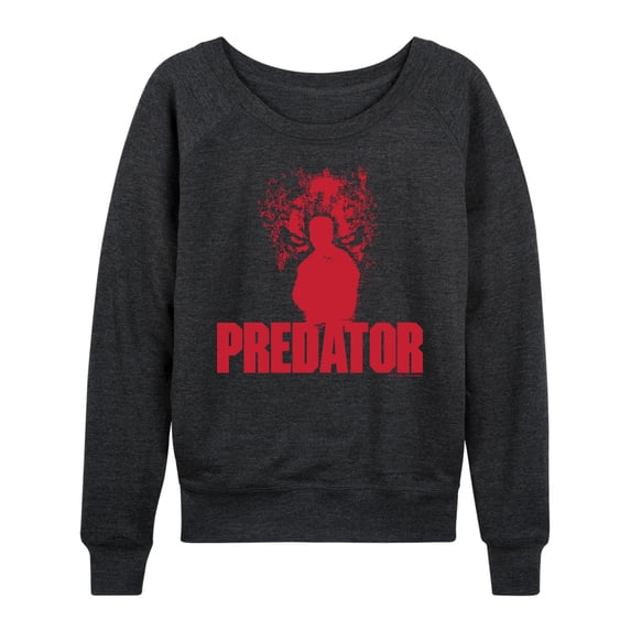 Predator - Jungle Logo - Women's French Terry Long Sleeve Pullover