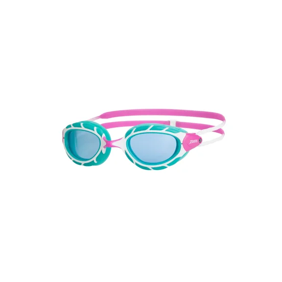 Predator Junior Goggles Pink/Turquoise - Tinted Blue Lens