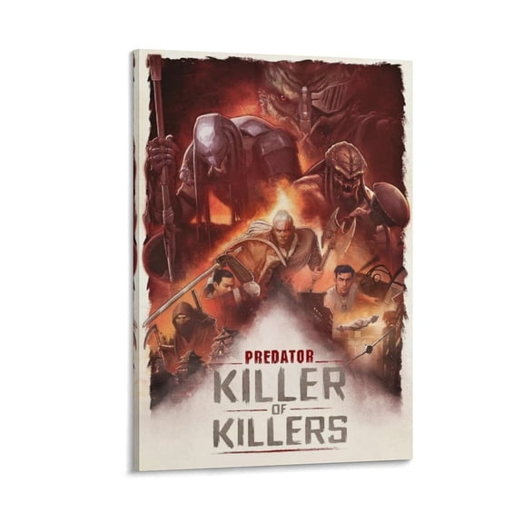 Predator Killer of Killers Movie Poster (12) Print Photo Art Painting Canvas Poster Home Decorative Bedroom Modern Decor Posters Gifts 08x12inch(20x30cm)