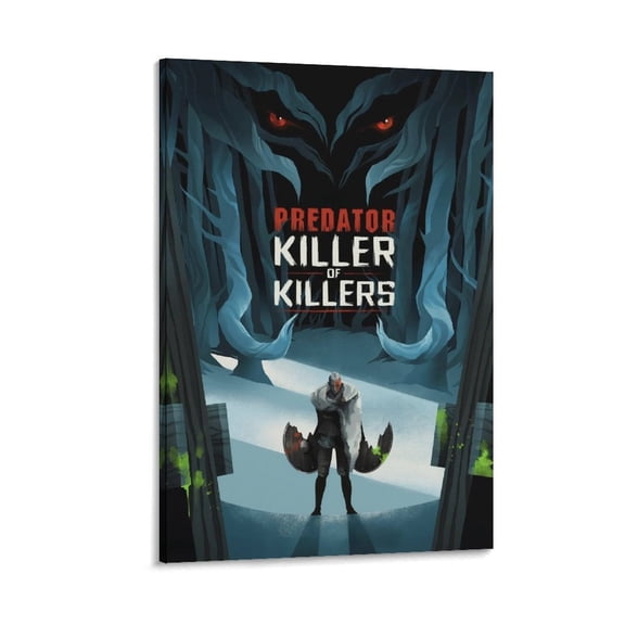 Predator Killer of Killers Movie Poster (13) Wall Art Picture Painting Poster Canvas Print Posters Artworks Bedroom Living Room Decor 08x12inch(20x30cm)