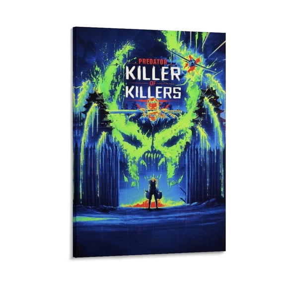 Predator Killer of Killers Movie Poster (14) Canvas Wall Art Poster Decorative Bedroom Modern Home Print Picture Artworks Posters 08x12inch(20x30cm)