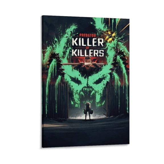 Predator Killer of Killers Movie Poster (5) Picture Print Wall Art Poster Painting Canvas Posters Artworks Gift Room Aesthetic 12x18inch(30x45cm)