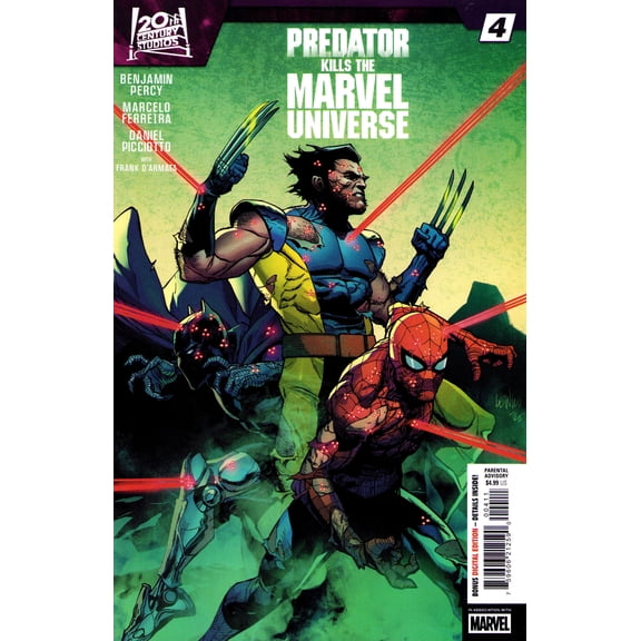 Predator Kills the Marvel Universe #4 VF ; Marvel Comic Book