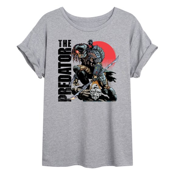 Predator - Logo Art - Juniors Oversized Graphic T-Shirt