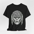 Predator Mask Zentangle TShirt Unique Tee with Intricate Predator
