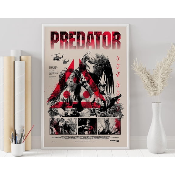 Predator Movie : Minimalist Wall Art