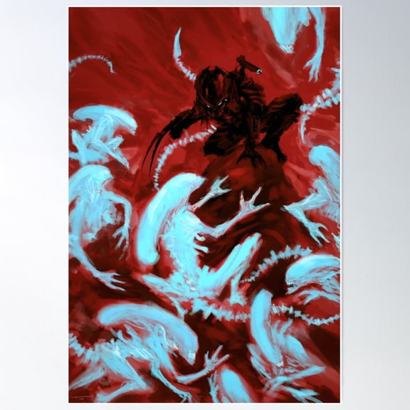 Predator: Old Debts Poster Wall Art, Modern Wall Decor For Living Room Bedroom, 12x18 UNFRAMED