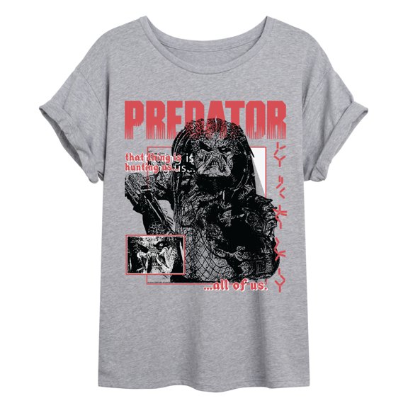 Predator - Poster - Juniors Oversized Graphic T-Shirt