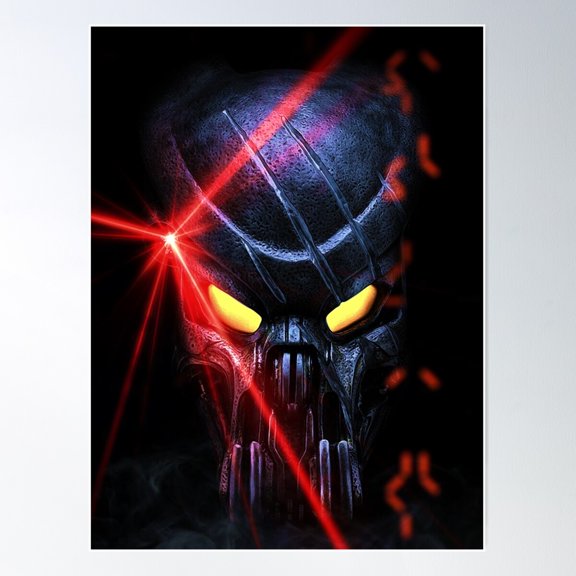 Predator Poster Wall Art, Modern Wall Decor For Living Room Bedroom, 12x18 UNFRAMED