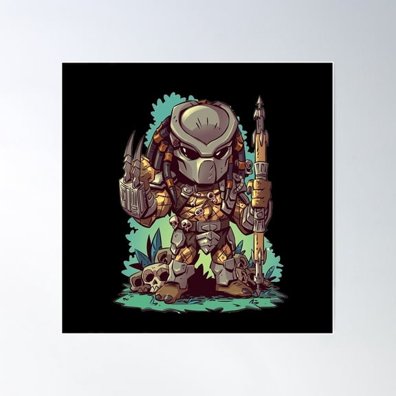 Predator Poster Wall Art, Modern Wall Decor For Living Room Bedroom, 24x24 UNFRAMED