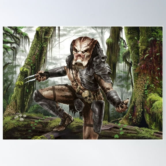 Predator Poster Wall Art, Modern Wall Decor For Living Room Bedroom, 8x12 UNFRAMED