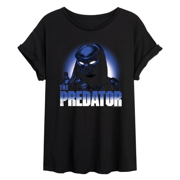 Predator - Purple - Juniors Oversized Graphic T-Shirt
