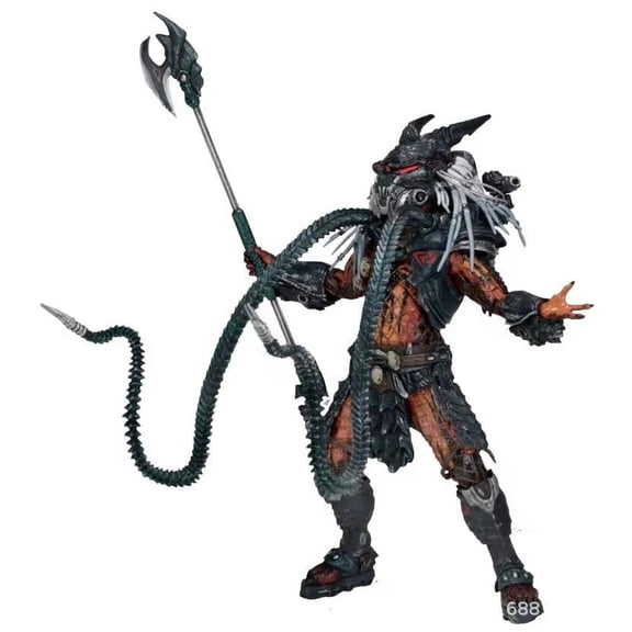 Predator Scale Deluxe Clan Leader Action Figure Birthday Present 7"