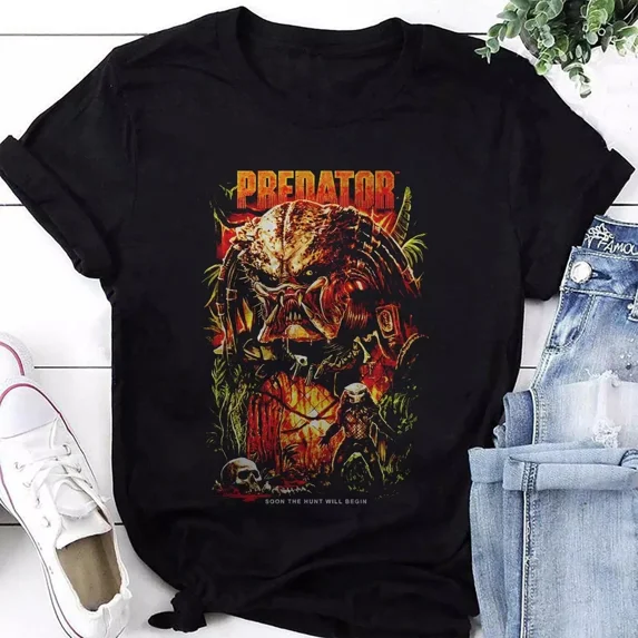 Predator Soon The Hunt Will Begin T-Shirt, Predator Shirt, Predator Movie Shi...