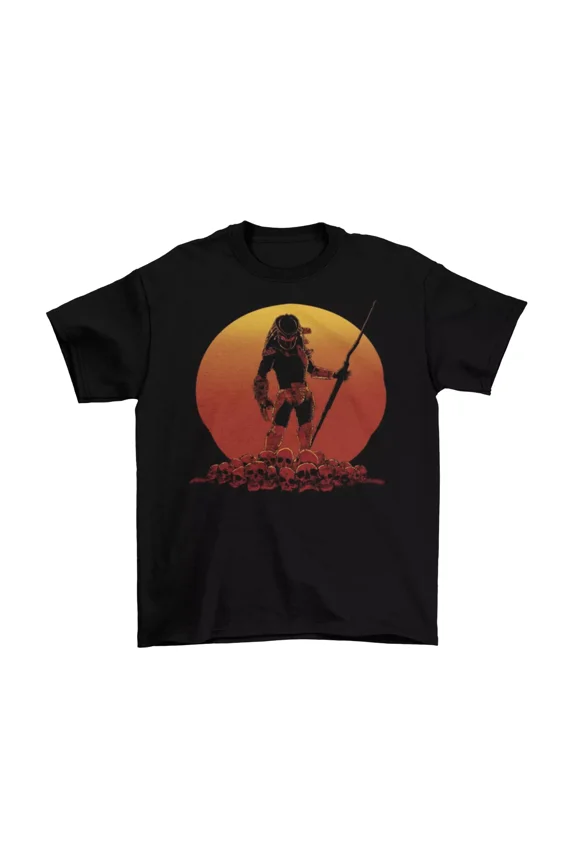 Predator Sunset T-Shirt Unisex Horror Scary Sizes Hunter Fall Halloween New | eBay