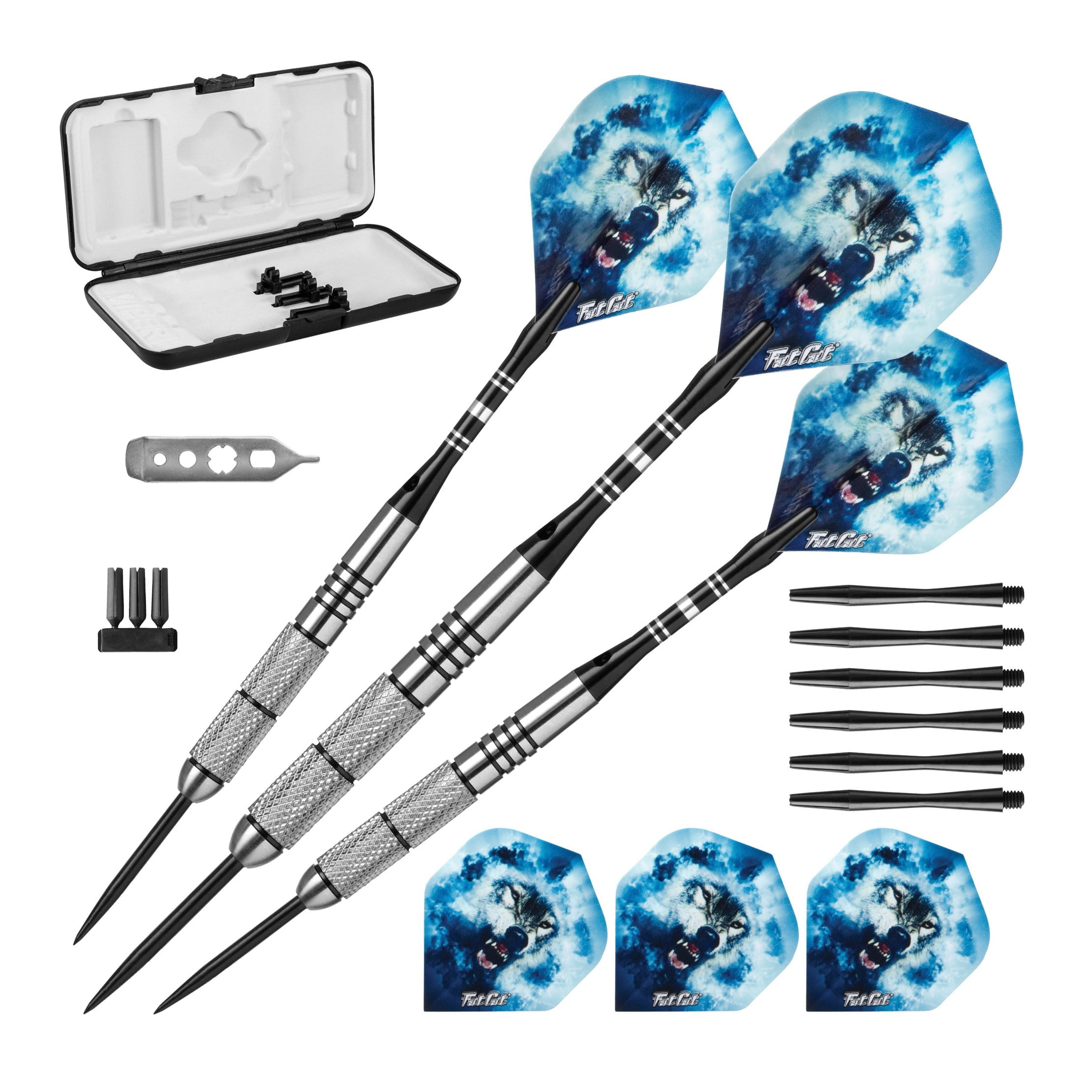 YAHUI Predator 80% Tungsten Steel Tip Dart Set, 23 Grams (3 Count)