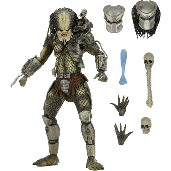 Predator Ultimate Jungle Hunter Action Figure - 7-inch Scale Articulated Collectible Model with Accessories